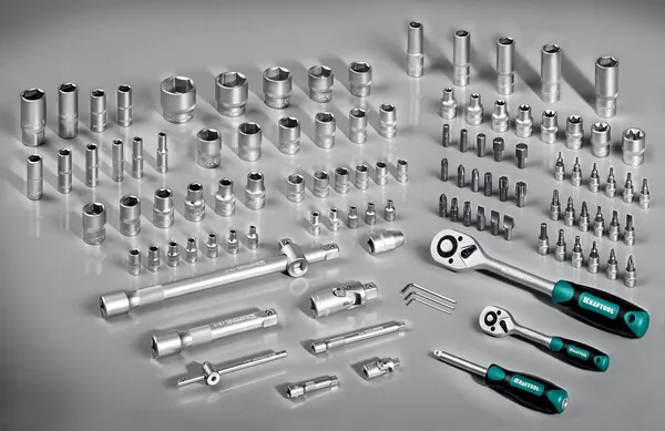 Набор инструмента универсальный KRAFTOOL X-Drive 108, 108 предм., (1/2″+3/8″+1/4″) 27888-H108_z03