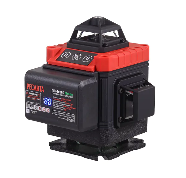 Нивелир лазерный Ресанта ПЛ-4Х360ШС Green 61/10/545