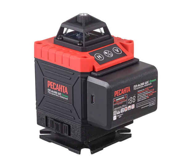 Нивелир лазерный Ресанта ПЛ-4Х360ШС Green 61/10/545