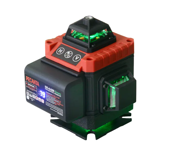 Нивелир лазерный Ресанта ПЛ-4Х360ШС Green 61/10/545