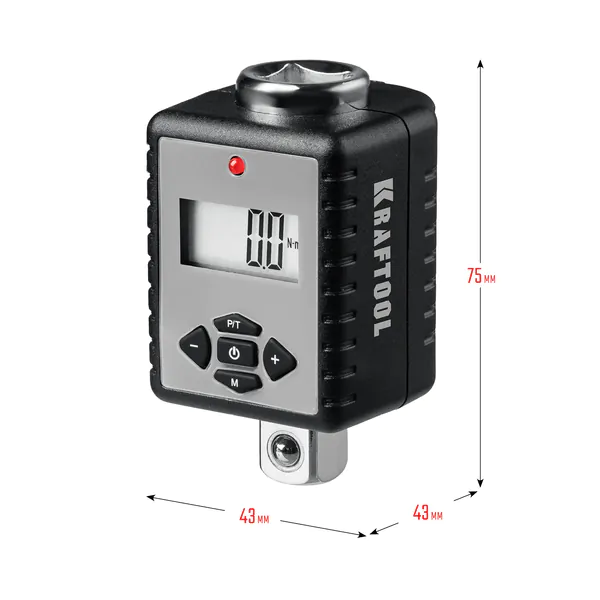 Адаптер с переходниками динамометрический KRAFTOOL GRAND, 1/2″, 40-200Нм (64044-200)