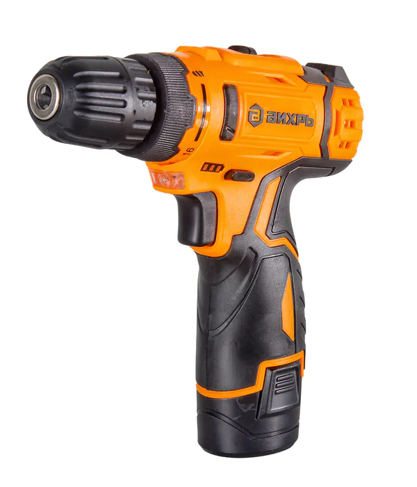 Аккумуляторная дрель-шуруповерт Вихрь ДА-12Л-2КА 72/14/26