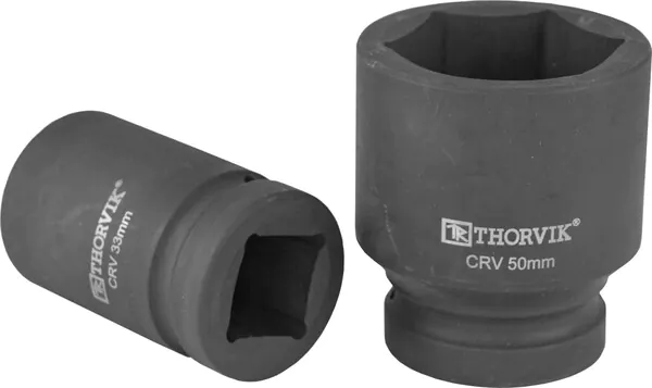 Головка торцевая Thorvik для ручного гайковерта 1"DR, 75 мм LSWS00175