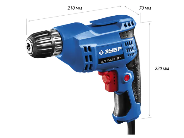 Дрель Зубр ЗД-П421 ЭР