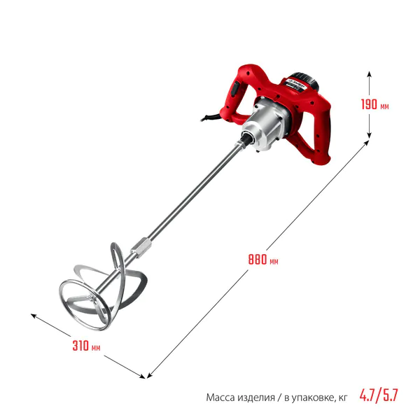 Дрель-миксер Зубр МР-1050-1