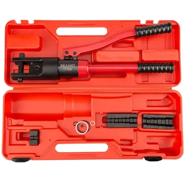 Пресс гидравлический REXANT для наконечников 16-240мм² CT-240 12-3063