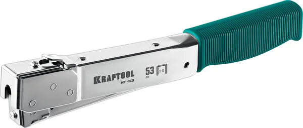 Скобозабиватель высокоскоростной стальной KRAFTOOL HAMMER TACKER, тип 53 (A/10/JT21) 23GA (6 - 10 мм), 3153