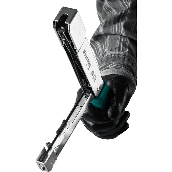 Скобозабиватель высокоскоростной стальной KRAFTOOL HAMMER TACKER, тип 53 (A/10/JT21) 23GA (6 - 10 мм), 3153