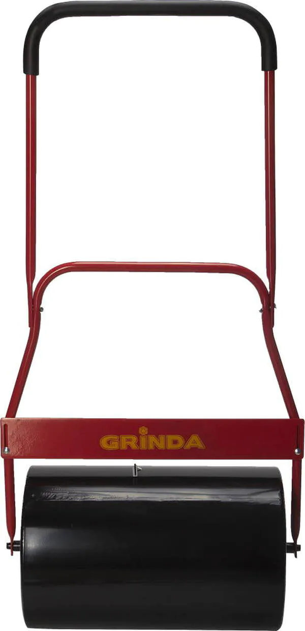 Каток газонный GRINDA 62 л, 400х580мм, стальной барабан, нескользящая рукоятка 422115