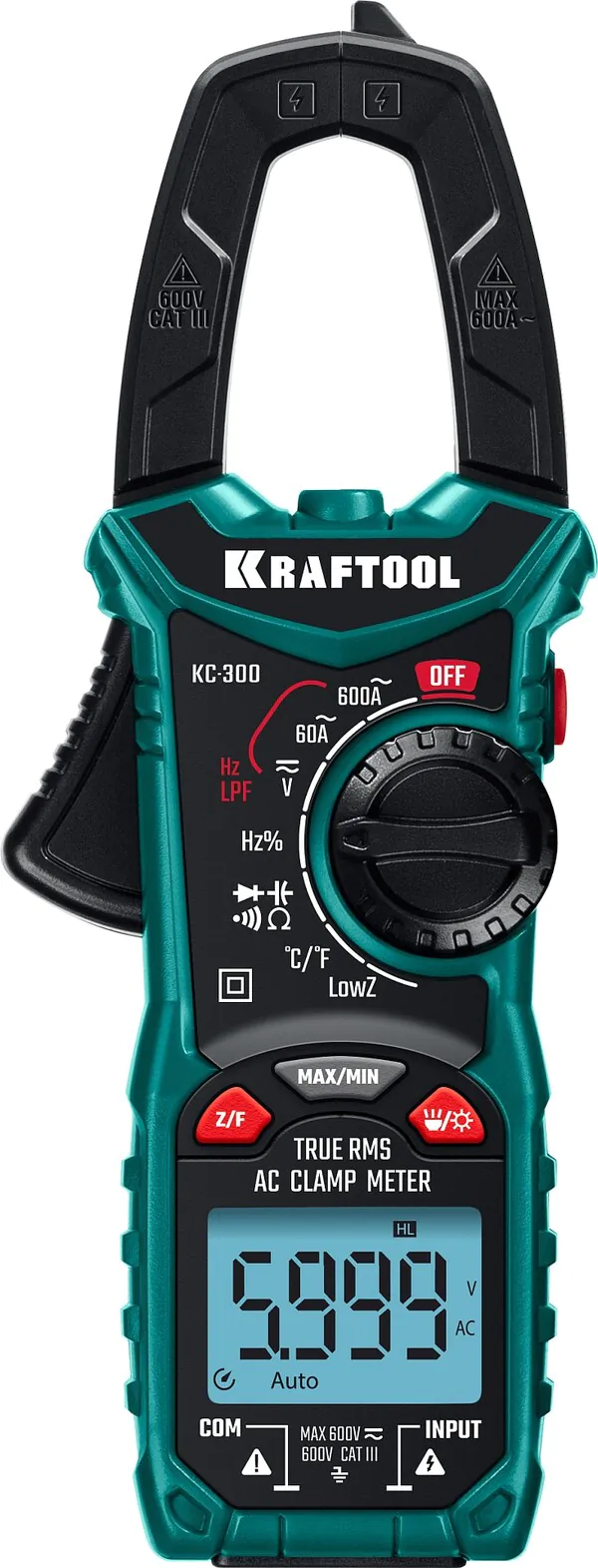 Клещи токовые цифровые Kraftool KC-300 59832