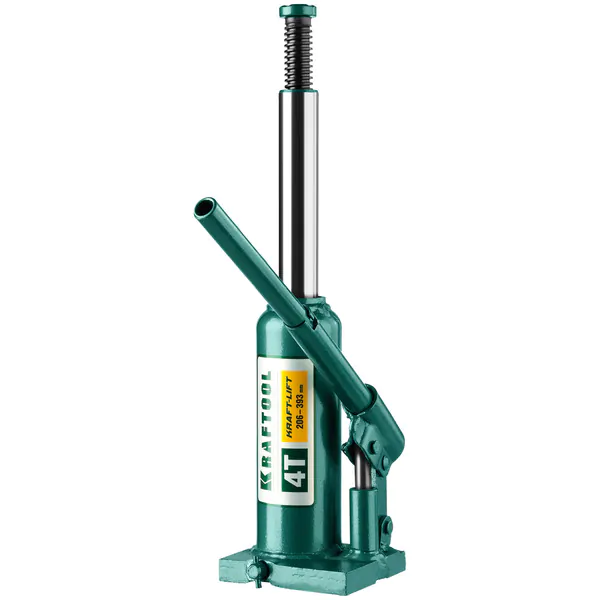Домкрат гидравлический бутылочный Kraftool KRAFT-LIFT 4т, 194-372мм (43462-4) 43462-4_z01