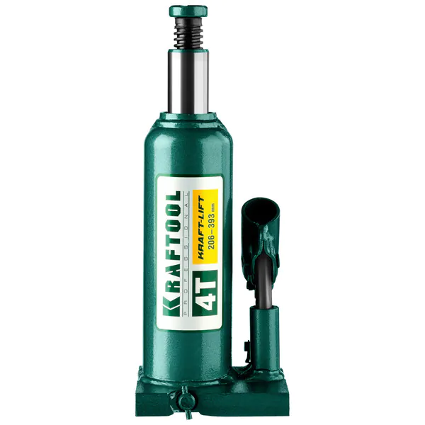 Домкрат гидравлический бутылочный Kraftool KRAFT-LIFT 4т, 194-372мм (43462-4) 43462-4_z01
