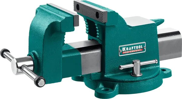 Тиски слесарные стальные KRAFTOOL STEEL 100мм 32701-100