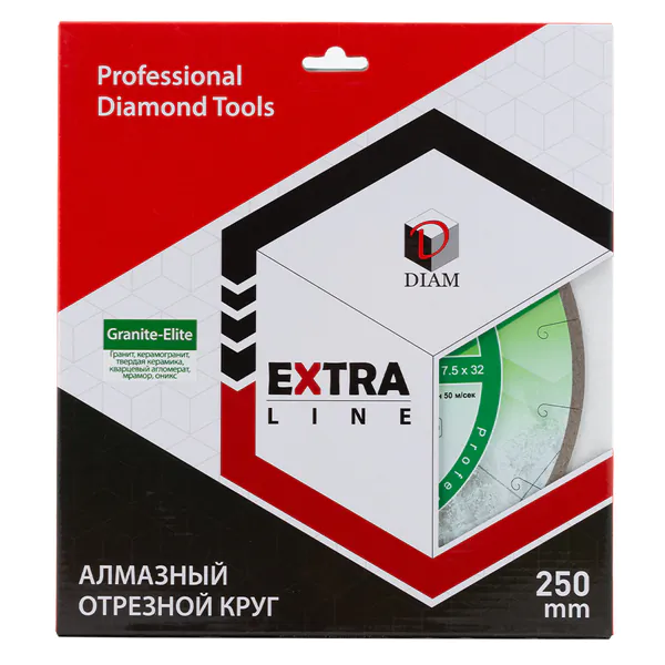 Диск алмазный Diam Extra Line Granite-Elite 1A1R 250*1.6*7.5*32 000165