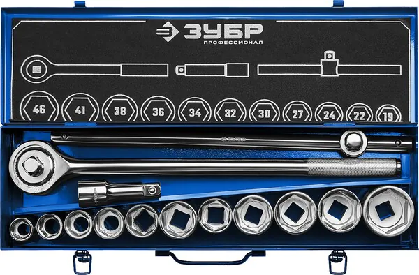 Набор инструмента для крупногабаритной техники ЗУБР Профессионал НКТ-14, 14 предм.,  3/4″  27660-H14