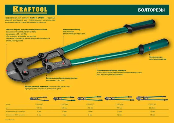 Болторез Kraftool Kayman 900мм 23280-090