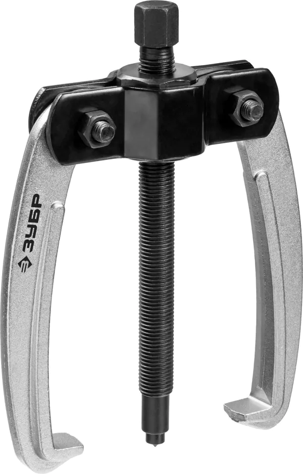 Съемник шарнирный Зубр Профессионал с серповидными захватами, двухзахватный d50-200мм 43322-160