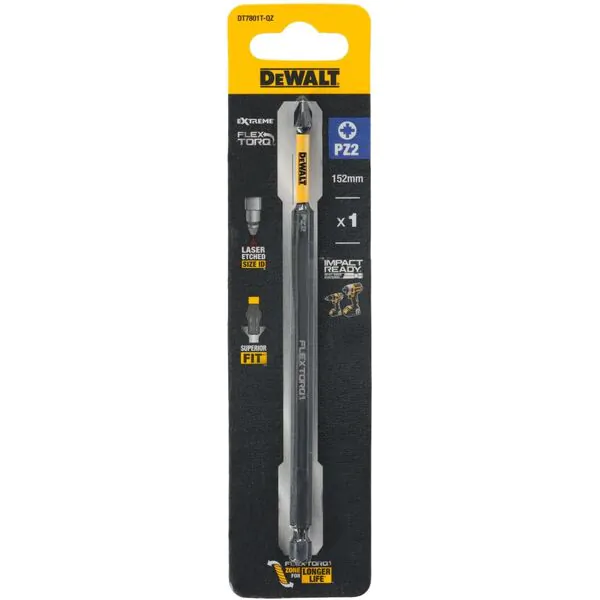 Бита DeWalt FLEXTORQ PZ2*152мм DT7801T-QZ