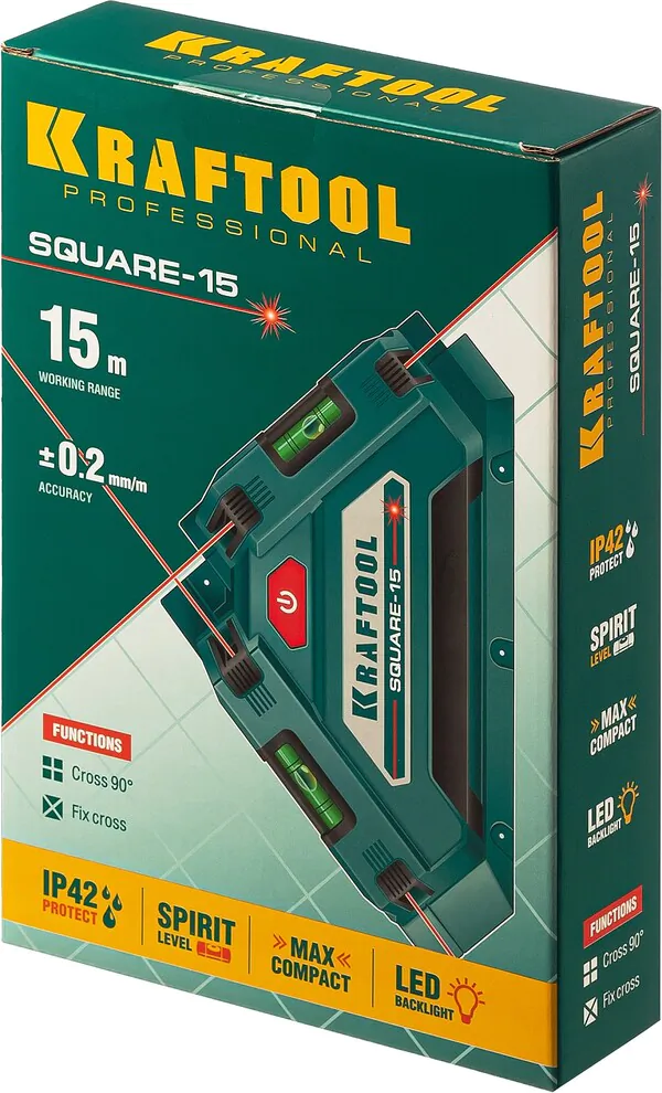 Угольник лазерный для кафеля Kraftool 34705