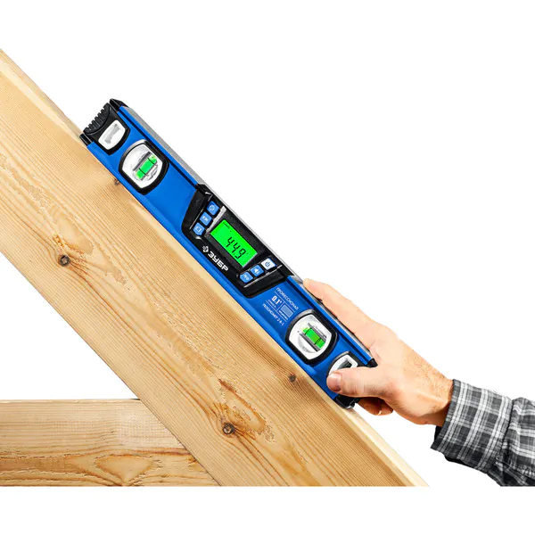 Уровень-уклономер Зубр Профессионал 400мм, 0-90°, ±0,2° 34286