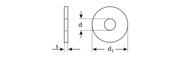 Шайба ЗУБР DIN 9021, 4 мм, цинк, 5 кг, кузовная (303820-04)