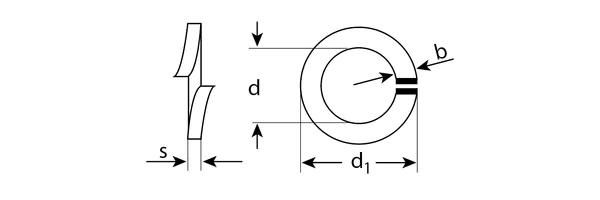 Шайба ЗУБР DIN 127, 3 мм, цинк, 5 кг, пружинная (303850-03)