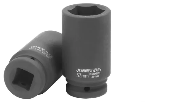 Головка торцевая ударная глубокая JONNESWAY 3/4"DR, 33 мм S03AD6133