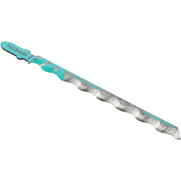 Пилка для лобзика по пенопл./гофрокарт./резине METALLICA Optima T113AWO 100/75мм, HCS-узк/волн. нож, 1шт 909171