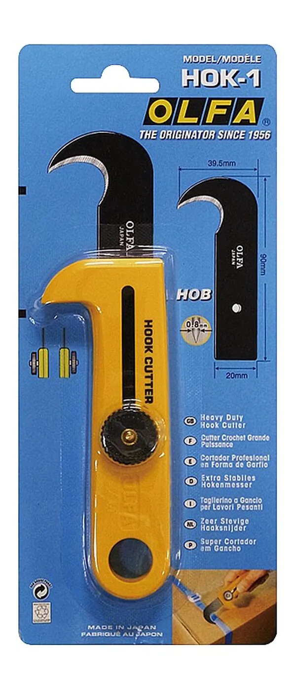 Нож Olfa с лезвием-крюком OL-HOK-1
