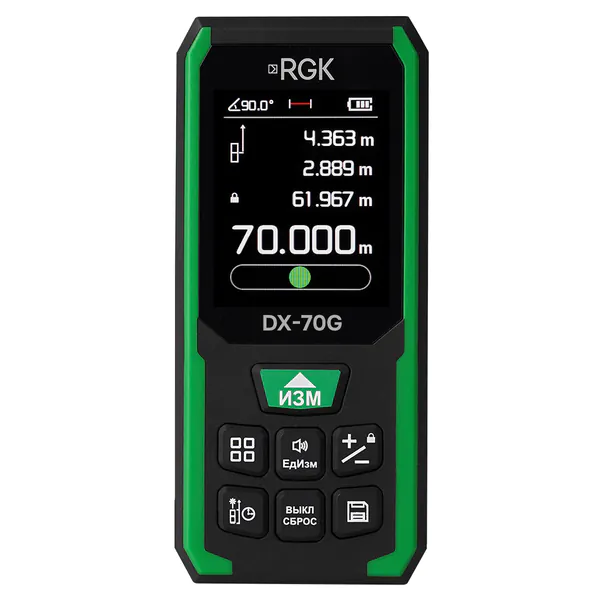 Дальномер лазерный RGK DX-70G 723405