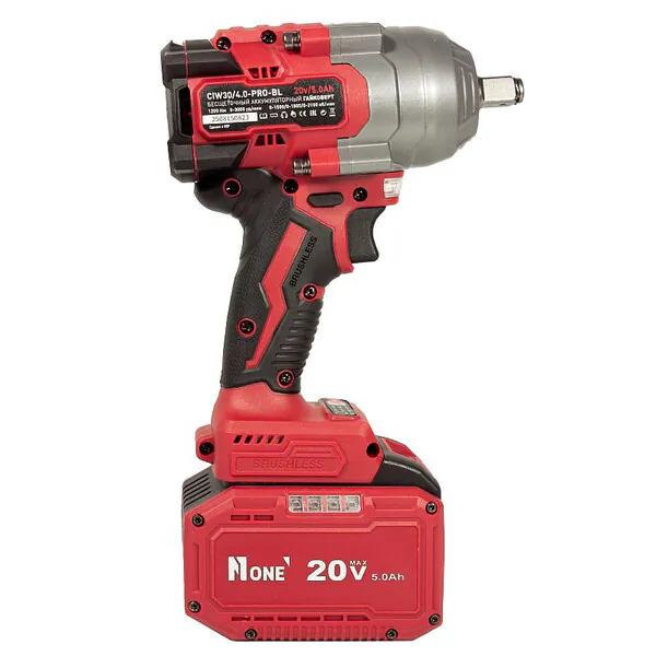 Аккумуляторный гайковерт Number ONE CIW30/4.0-PRO-BL 1200Hm 20V 5.0Ah 2акк+З/У