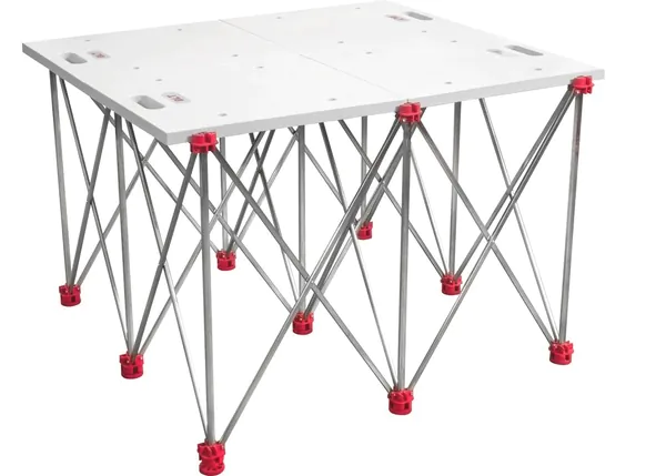 Набор пластиковых столешниц для подстолья DLT Сороконожка, 1,2м*1,2м, (4шт, усиленная версия) 4378