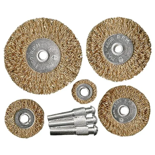 Набор щеток Matrix для дрели, 5шт. 25-38-50-63-75мм, со шпильками 74494