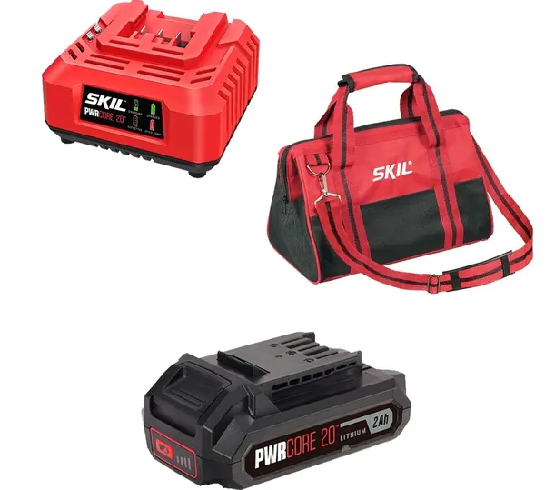 Аккумуляторный набор SKIL ЗУ SC0060  60W  + АКБ BY5197  2Ач  + сумка 9-0-000