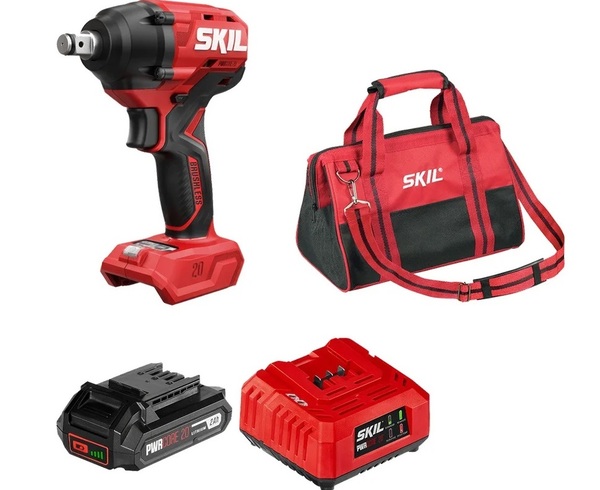 Аккумуляторный набор SKIL гайковерт IW6720  330Нм  + АКБ  2Ач  + ЗУ  60W  + сумка 9-1-008