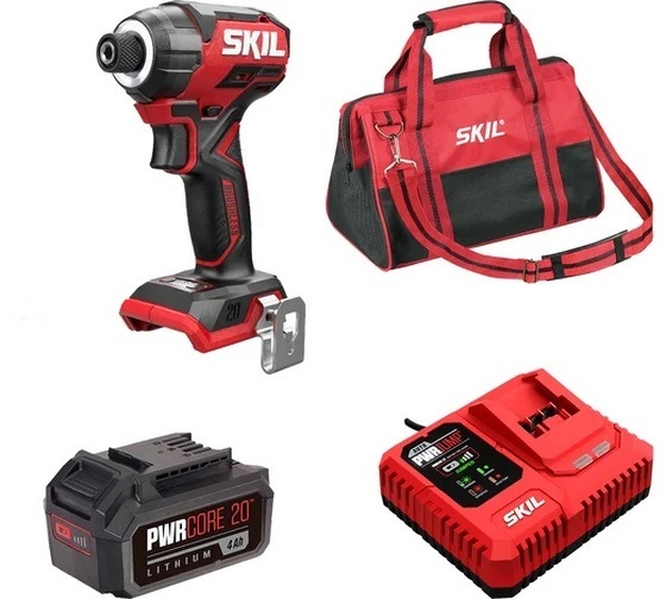 Аккумуляторный набор SKIL винтоверт ID6739  250 Нм  + АКБ  4Ач  + ЗУ  150W  + сумка 9-1-015