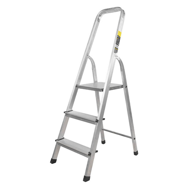 Стремянка алюминиевая SNIRREX SC1AA3 со стальной площадкой 3 ступени 1202010001