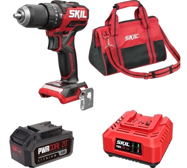 Аккумуляторный набор SKIL дрель-шуруповерт ударная HD6294 (50НМ) + АКБ (4Ач) + ЗУ (60W) + сумка 9-1-014