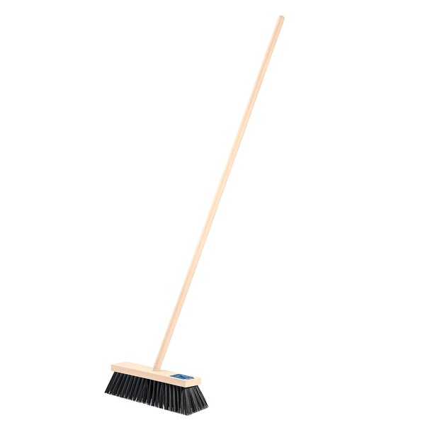 Щётка уличная с черенком ЗУБР ДОКА буковая колодка 40см 140см  d25мм , щетина 85мм, 39191-40_z01
