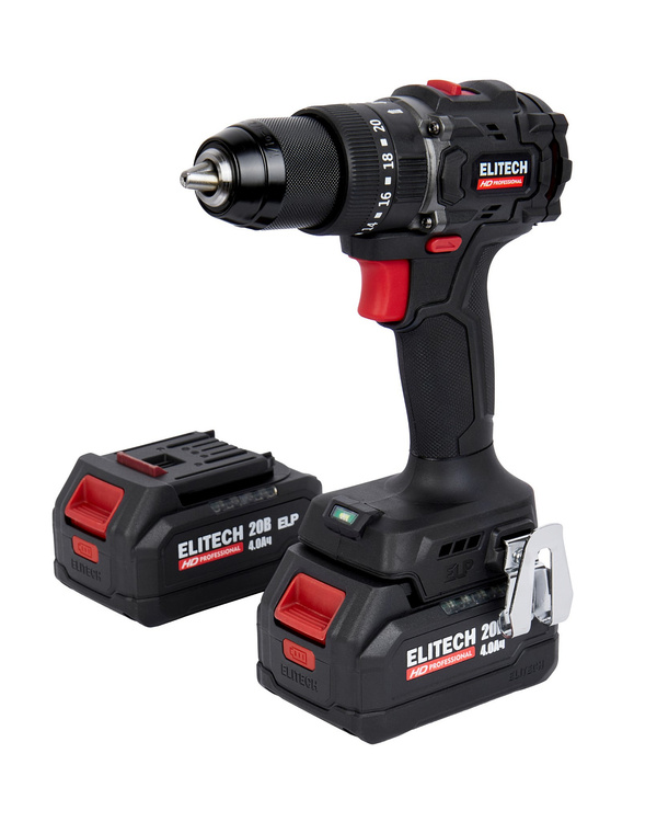 Аккумуляторная дрель–шуруповерт Elitech ударная CD 20ISL2  E2201.041.02 