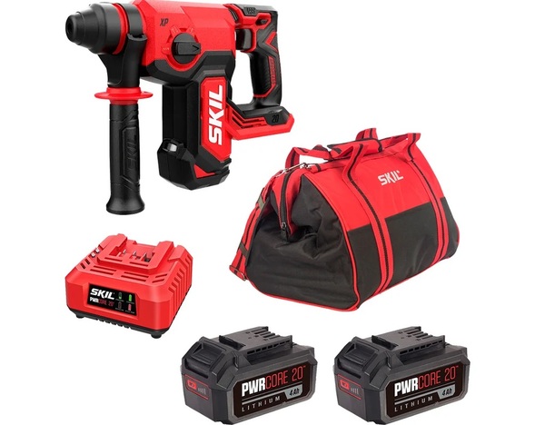 Аккумуляторный набор SKIL перфоратор RH1780 PWRCORE 20 + 2 АКБ  4Ач  BY5196 + ЗУ + сумка BG4127 9-1-030