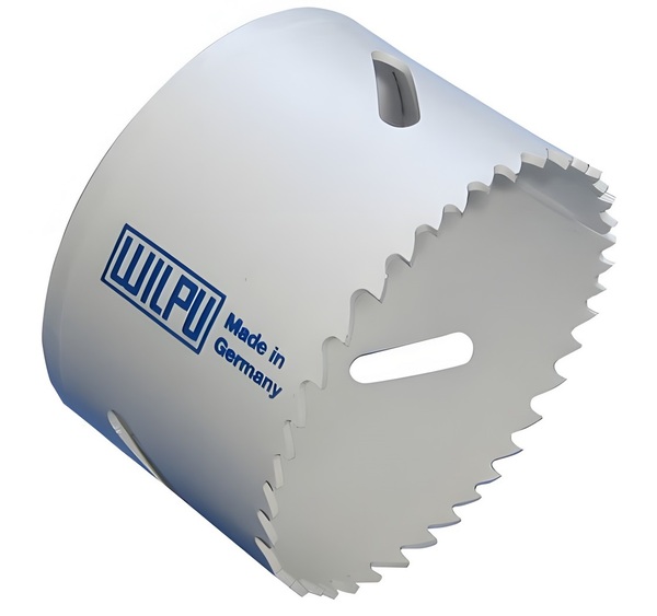 Коронка биметаллическая WILPU 114мм  крупный зуб  30114 00101