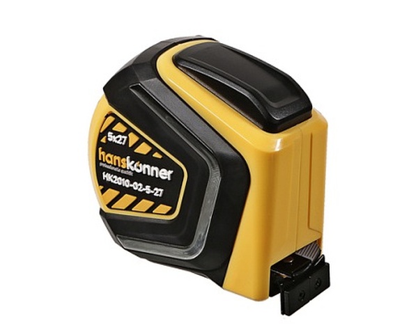 Рулетка Hanskonner 5 м 27мм HK2010-02-5-27