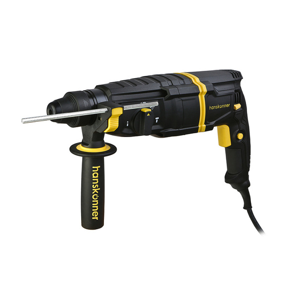 Перфоратор Hanskonner,800Вт, 26мм, 3.0Дж, 0-4900уд/мин,3 реж, 4м кабель,ВИБРОЗАЩИТА HRH0926AVS