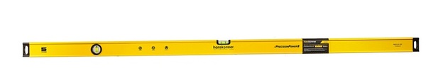 Уровень Hanskonner 1500мм, 2 колбы, фрезеров. точность 0,5мм/м HK2015-03-1500