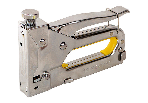 Степлер мебельный регулируемый Hanskonner для скоб 53 4-14 мм , с 8мм скобами 53  50шт, HK1071-01-06
