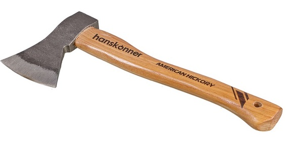 Топор деревянный Hanskonner 600г, длина рукоятки 360мм, рукоятка гикори, HK1015-02-WD0600