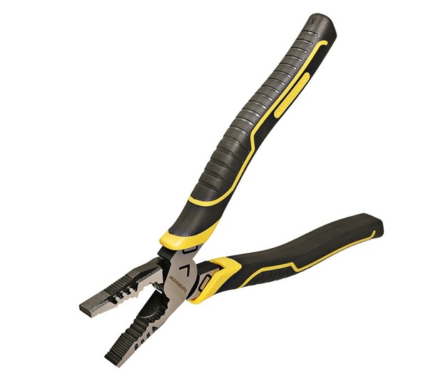 Пассатижи Hanskonner 225мм, эксц. шарнир,+30% к силе реза, TPR рукоятки, HK1020-02-1-225