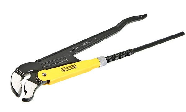 Ключ трубный рычажный Hanskonner 2", №3, 500мм,45°, CrV, закалённые губки, HK1045-04-P2