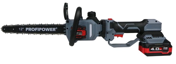 Аккумуляторная пила цепная PROFIPOWER PL-12 с штангой телескопической E0285
